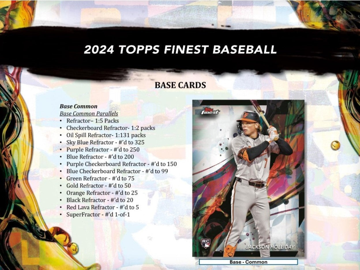 2024 Topps Finest Baseball Hobby Trading Cards