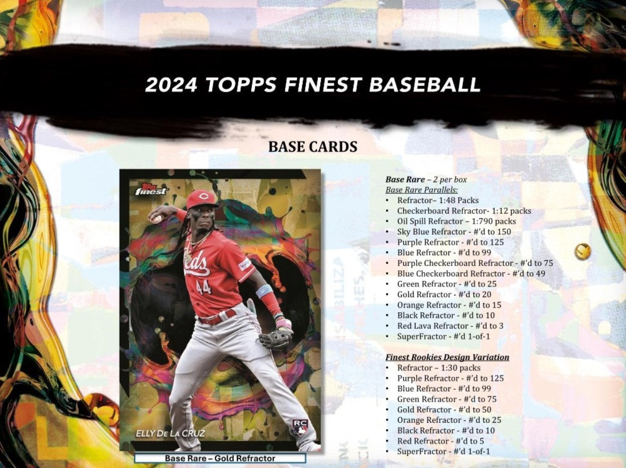 2024 Topps Finest Baseball Hobby Trading Cards