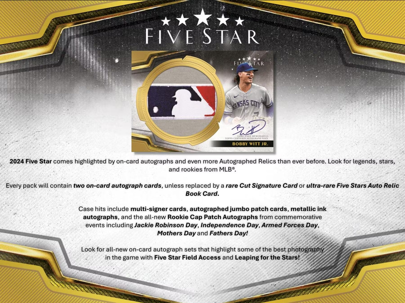 2024 Topps Five Star Baseball Hobby Trading Cards