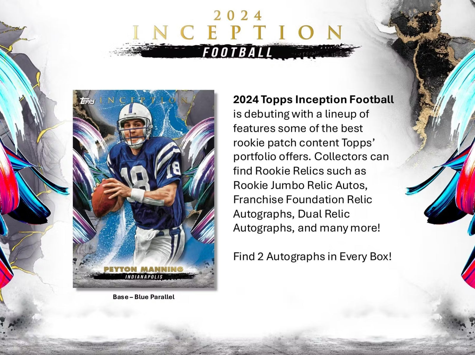 2024 Topps Inception Football Hobby Trading Cards
