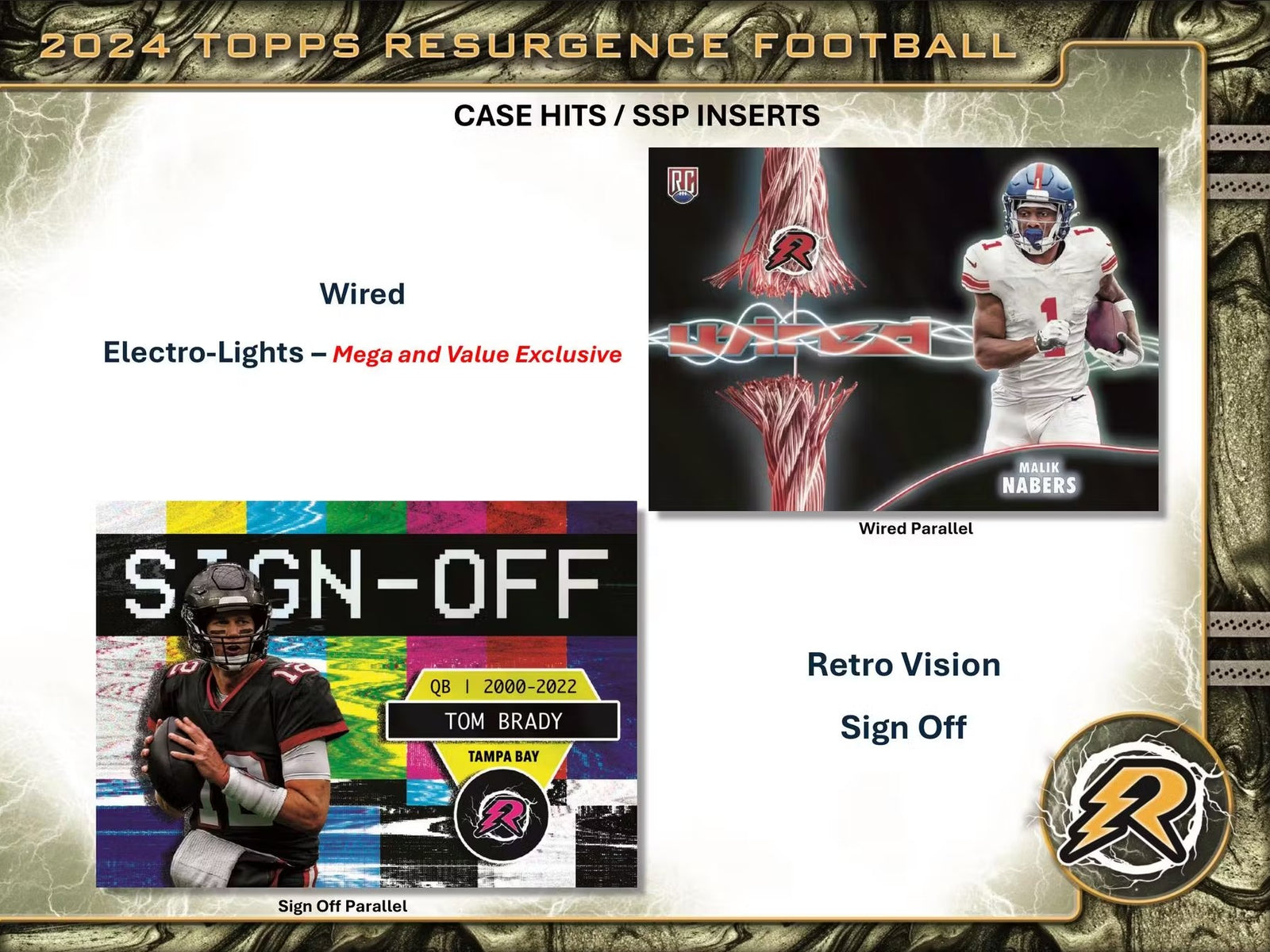 2024 Topps Resurgence Football Blaster Trading Cards