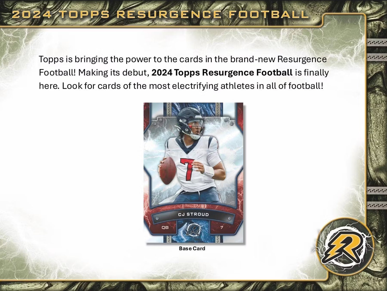 2024 Topps Resurgence Football Breaker Delight Trading Cards