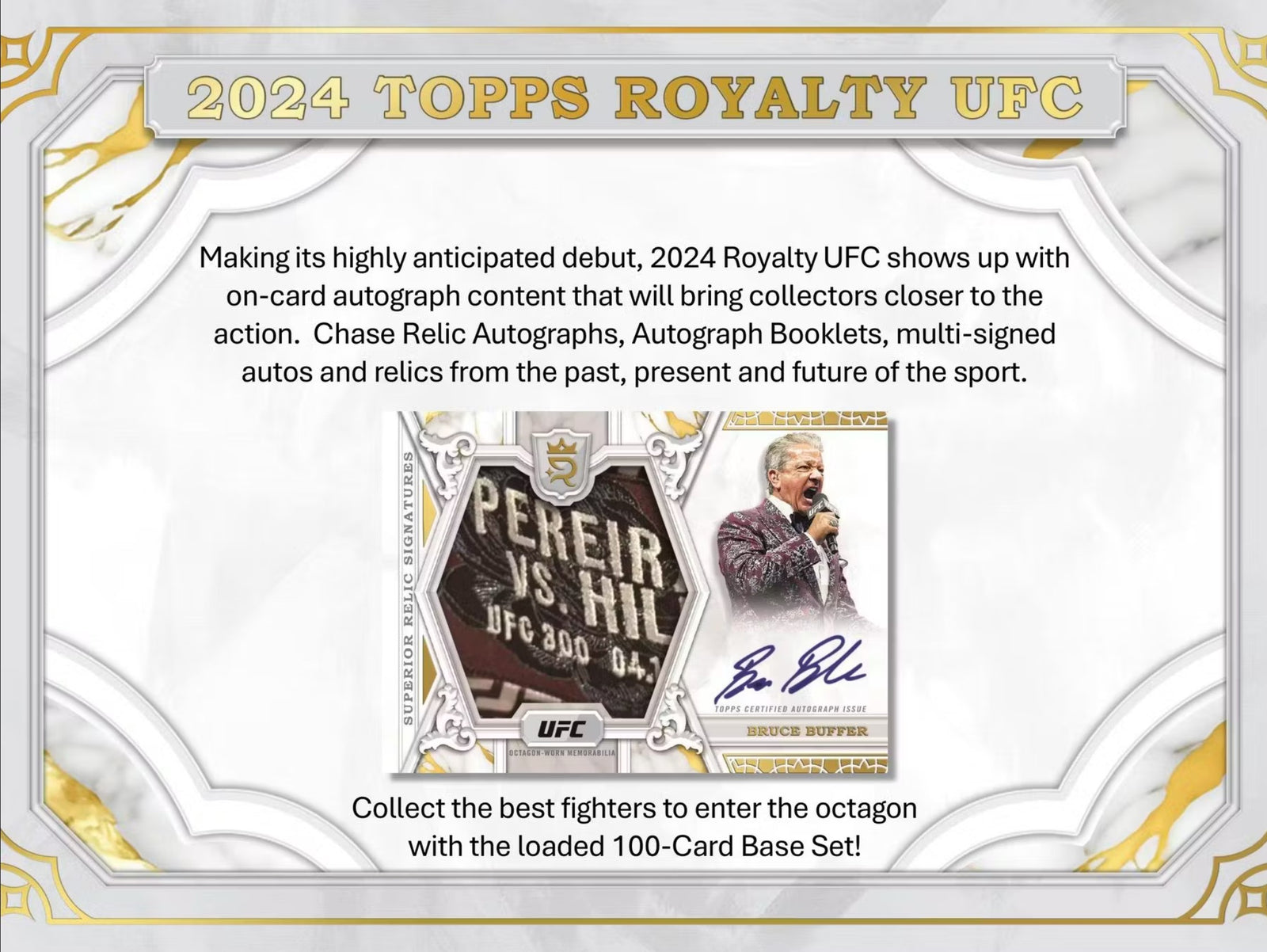 2024 Topps Royalty UFC Hobby Trading Cards