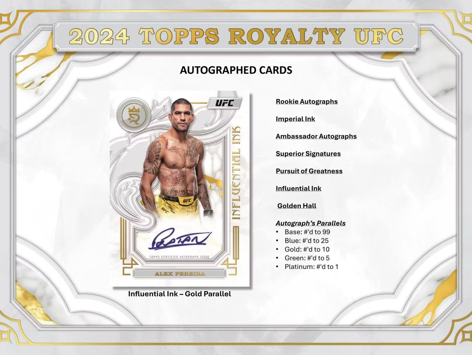 2024 Topps Royalty UFC Hobby Trading Cards