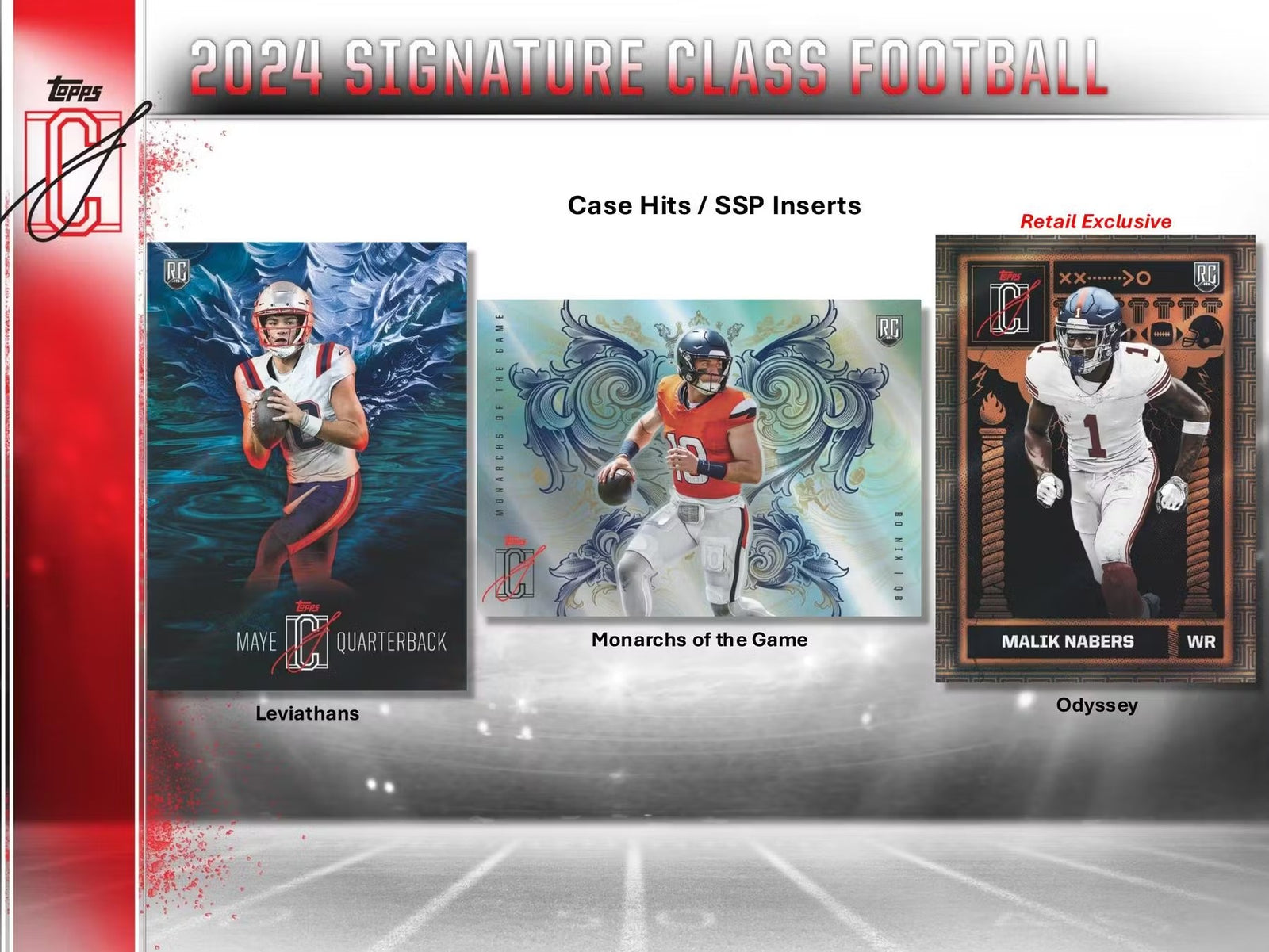 2024 Topps Signature Class Football Hobby Trading Cards