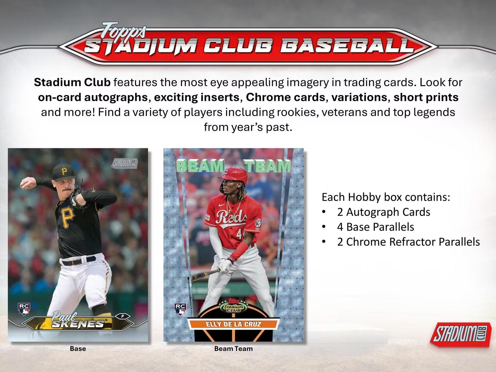 2024 Topps Stadium Club Baseball Hobby Trading Cards