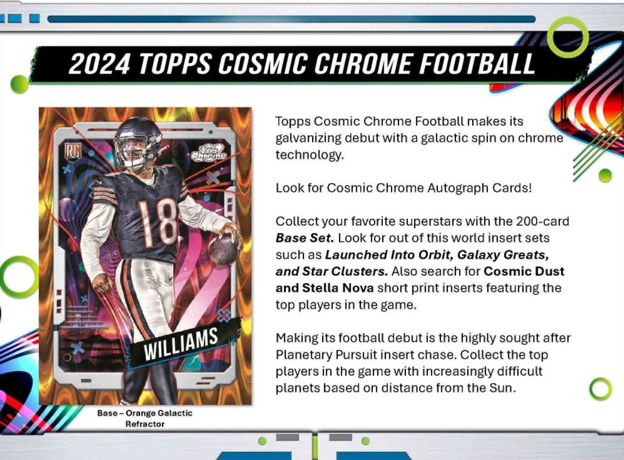 2024 Topps Cosmic Chrome Football Hobby Trading Cards