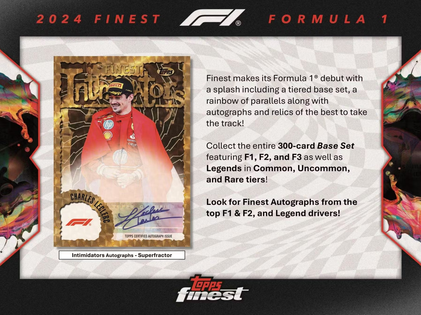 2024 Topps Finest F1 Hobby Trading Cards