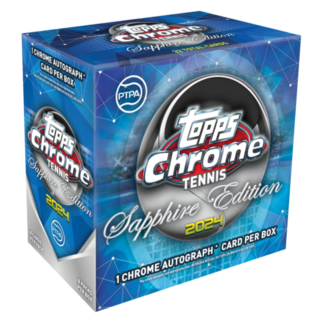 2024 Topps Chrome Tennis Sapphire Hobby Trading Cards