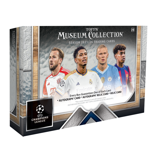 2023-24 Topps Museum Collection Soccer UEFA Champions League Hobby Trading Cards