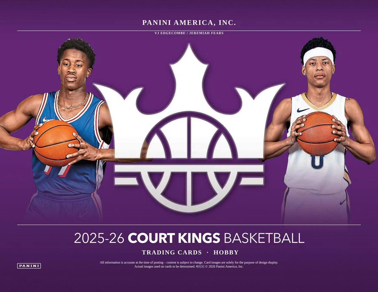 2025-26 Panini Court Kings Basketball Hobby Trading Cards