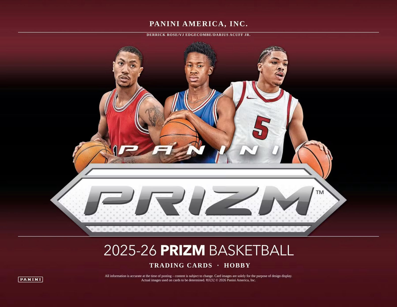 2025-26 Panini Prizm Basketball Hobby Trading Cards