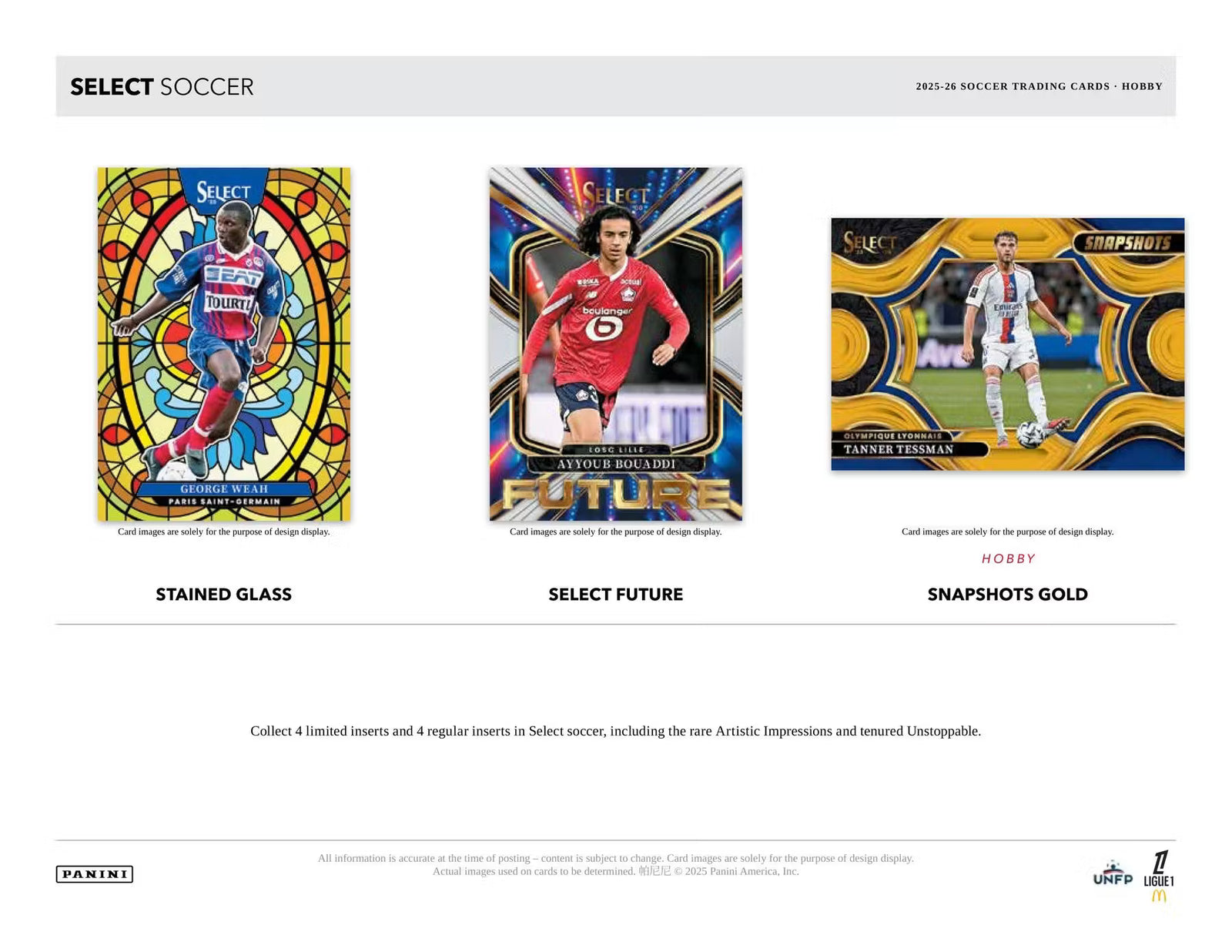 2025-26 Panini Select Ligue 1 Soccer H2 Trading Cards