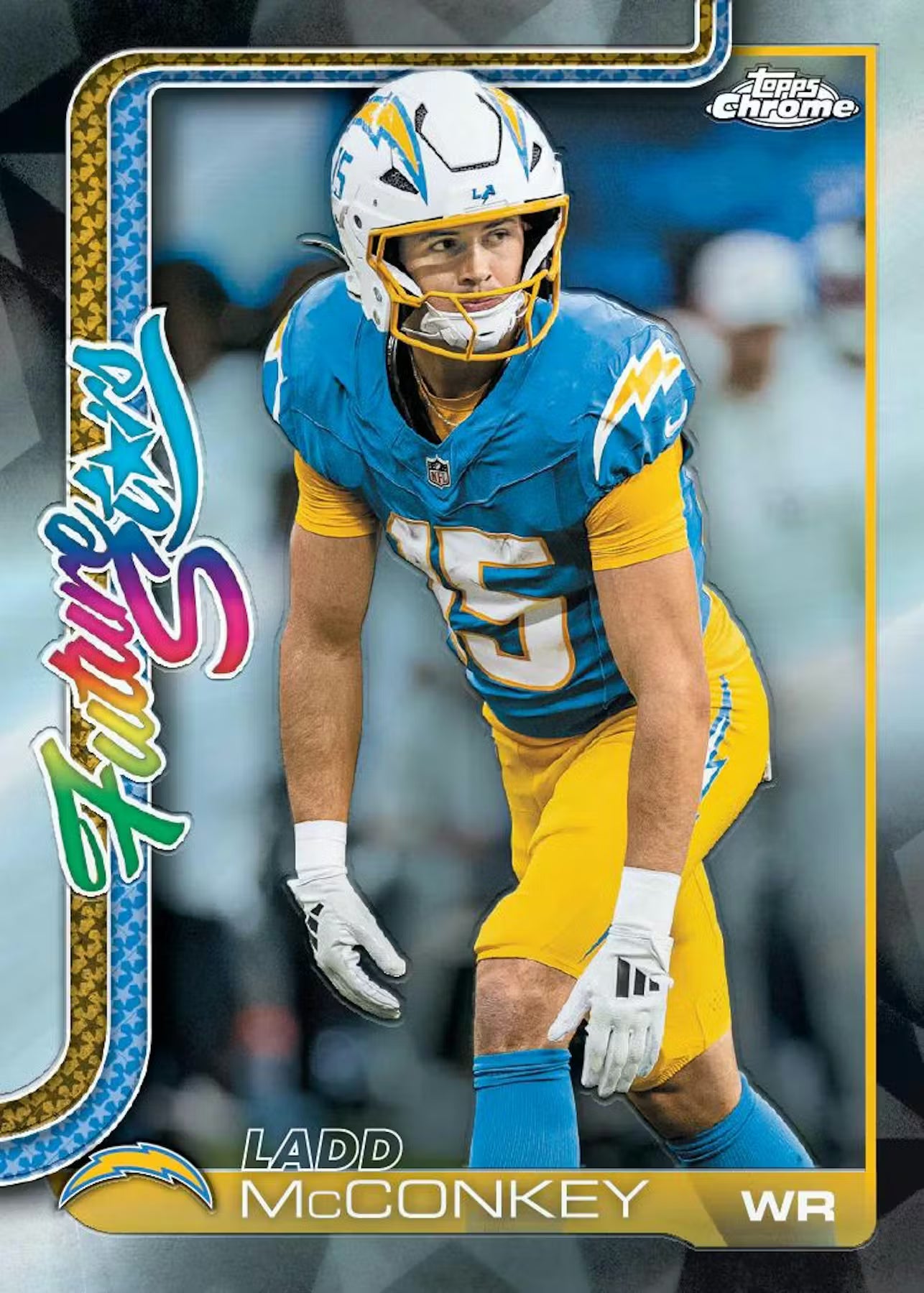 2025 Topps Chrome Football Blaster Trading Cards LV