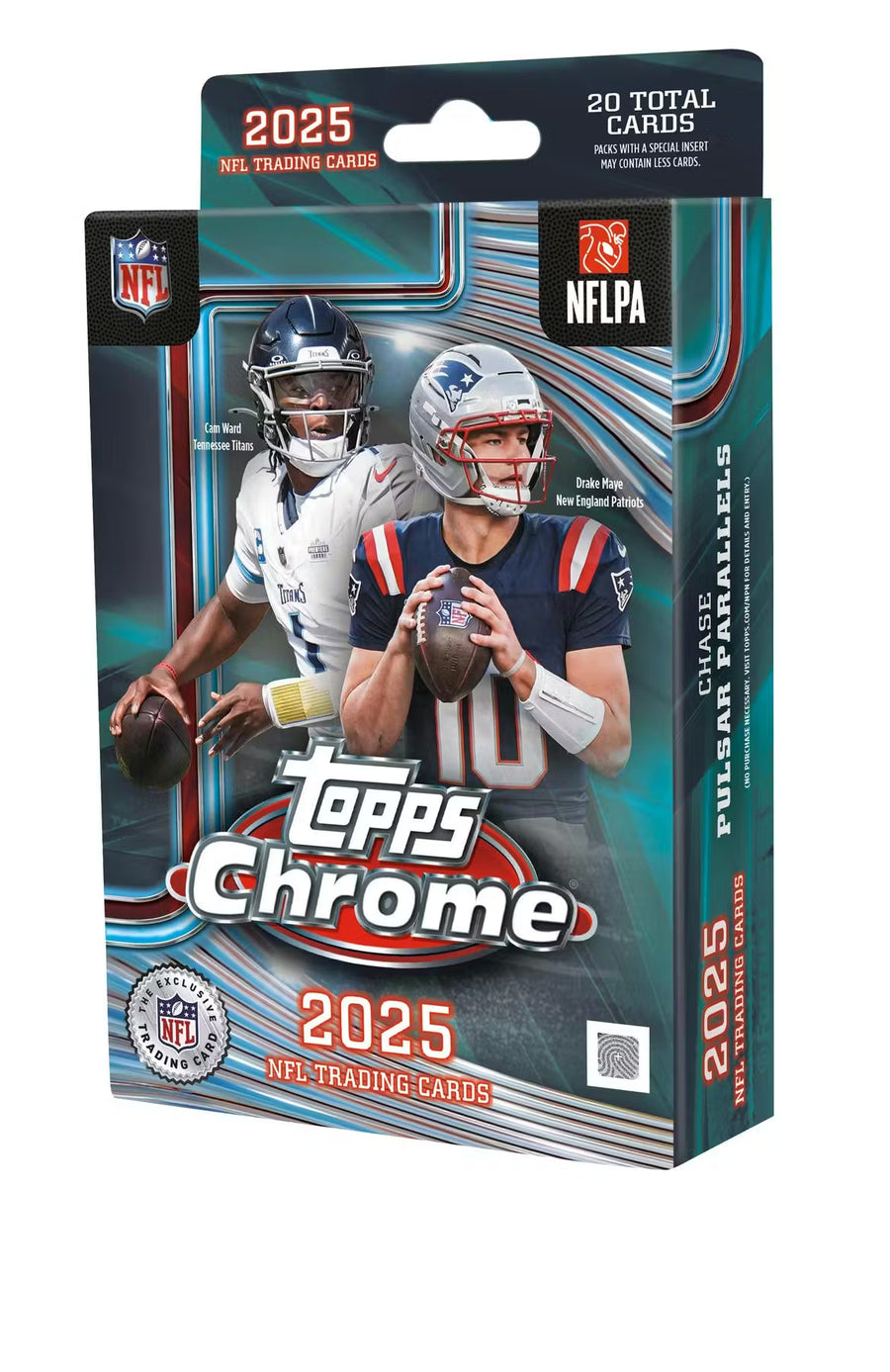 2025 Topps Chrome Football Hanger Trading Cards LV