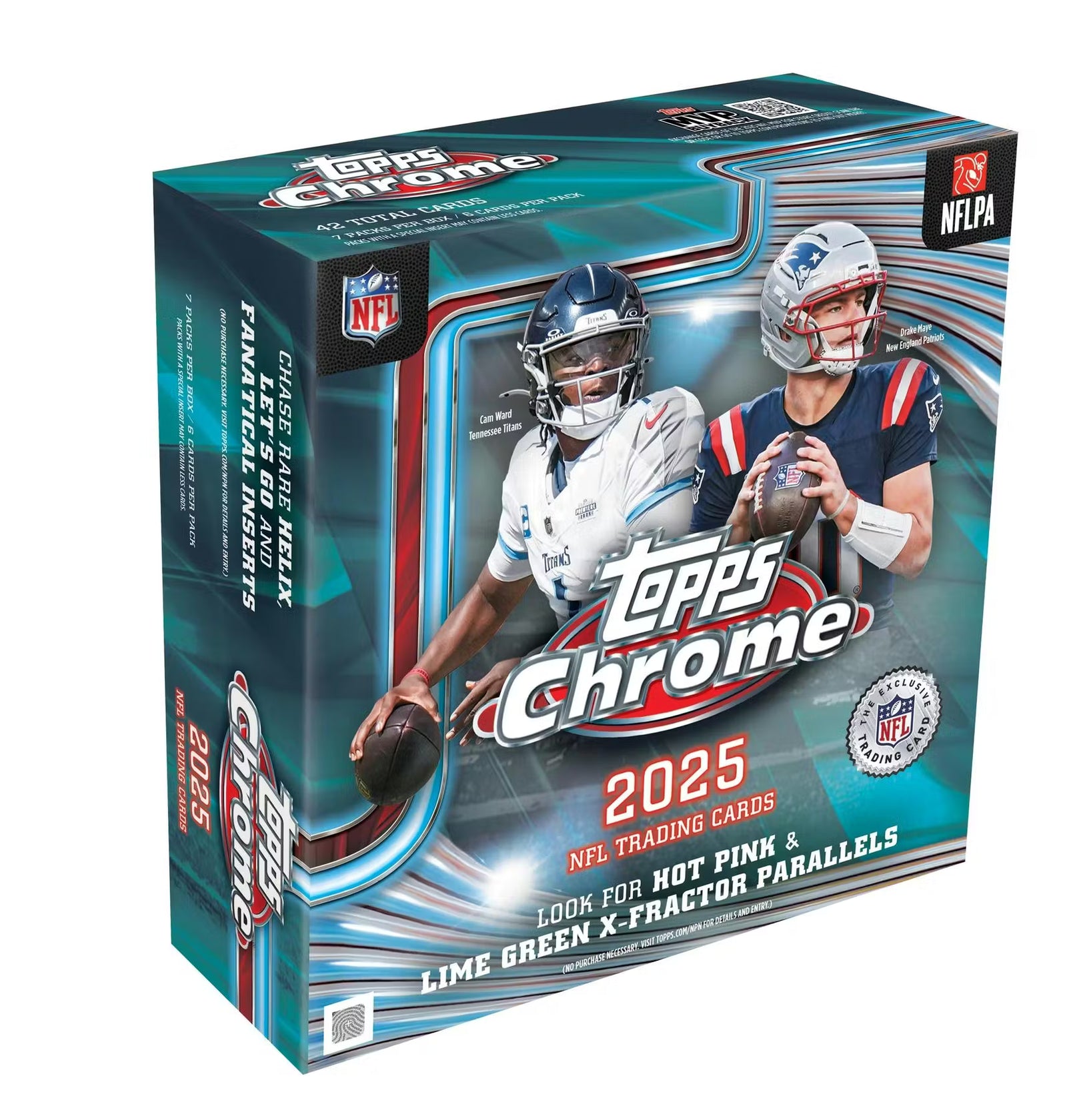 2025 Topps Chrome Football Mega Trading Cards