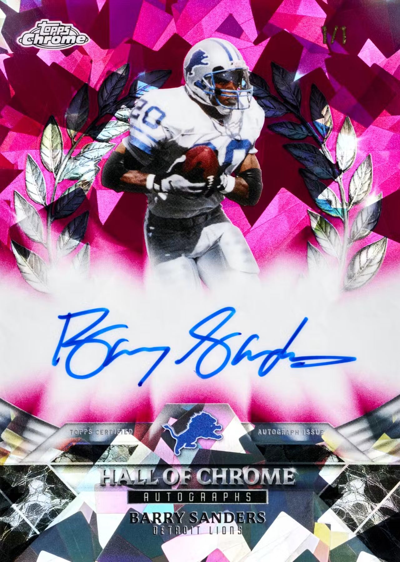 2025 Topps Chrome Football Sapphire Edition Trading Cards