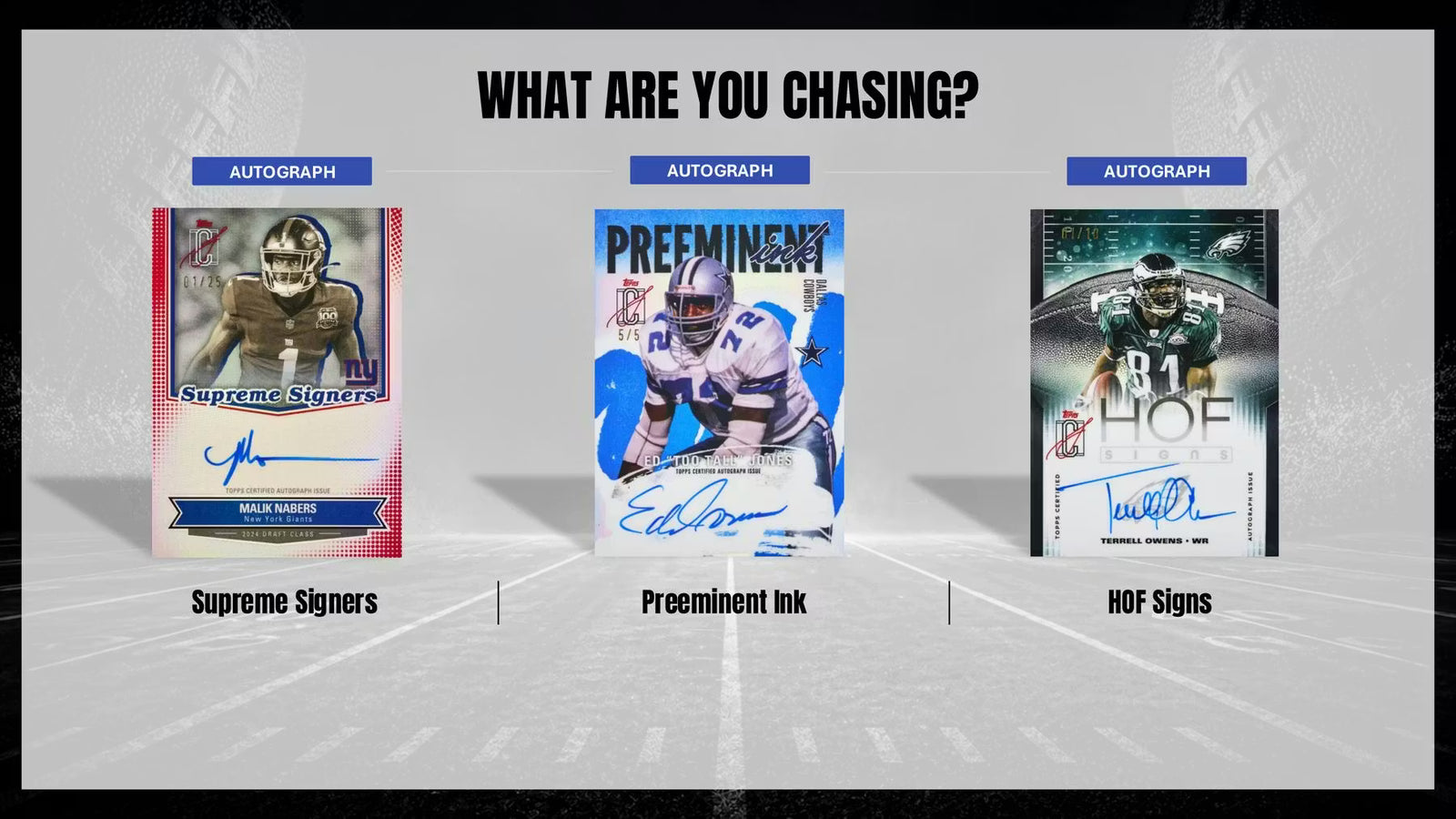 2025 Topps Signature Class Football Blaster Trading Cards