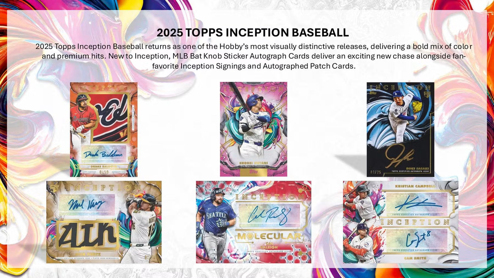 2025 Topps Inception Baseball Hobby Trading Cards