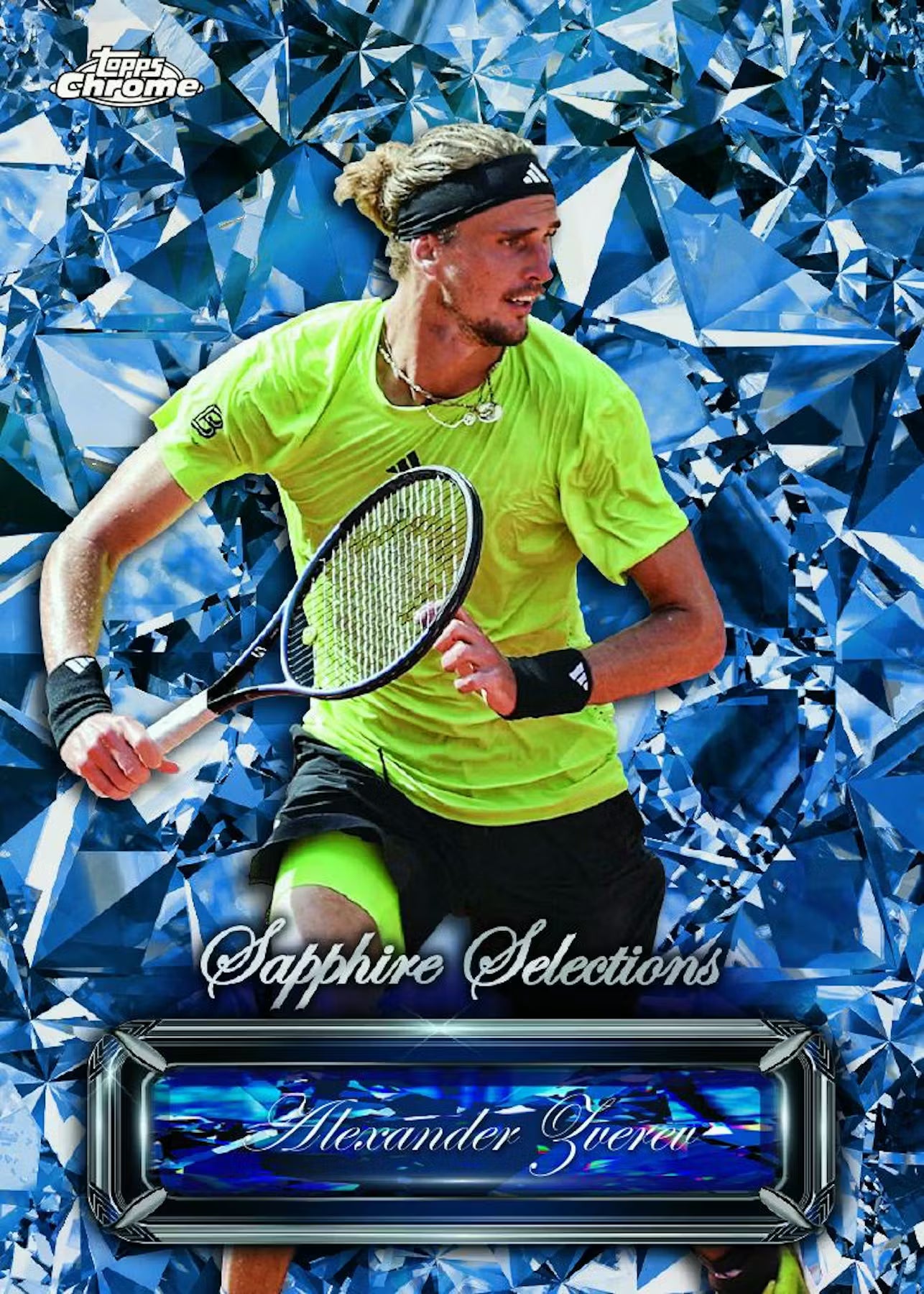 2025 Topps Chrome Tennis Saphire Edition Trading Cards