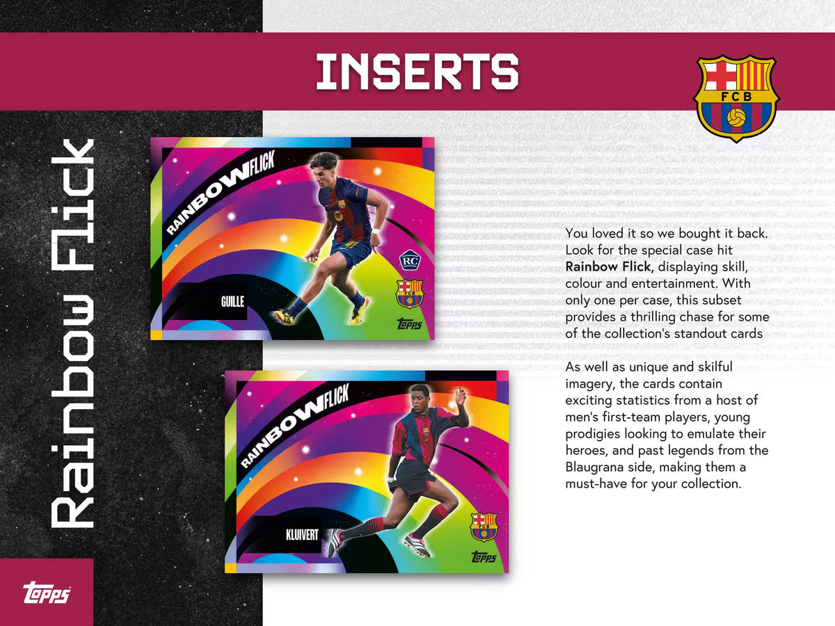 2025-26 Topps Soccer FC Barcelona Team Set Trading Cards LV