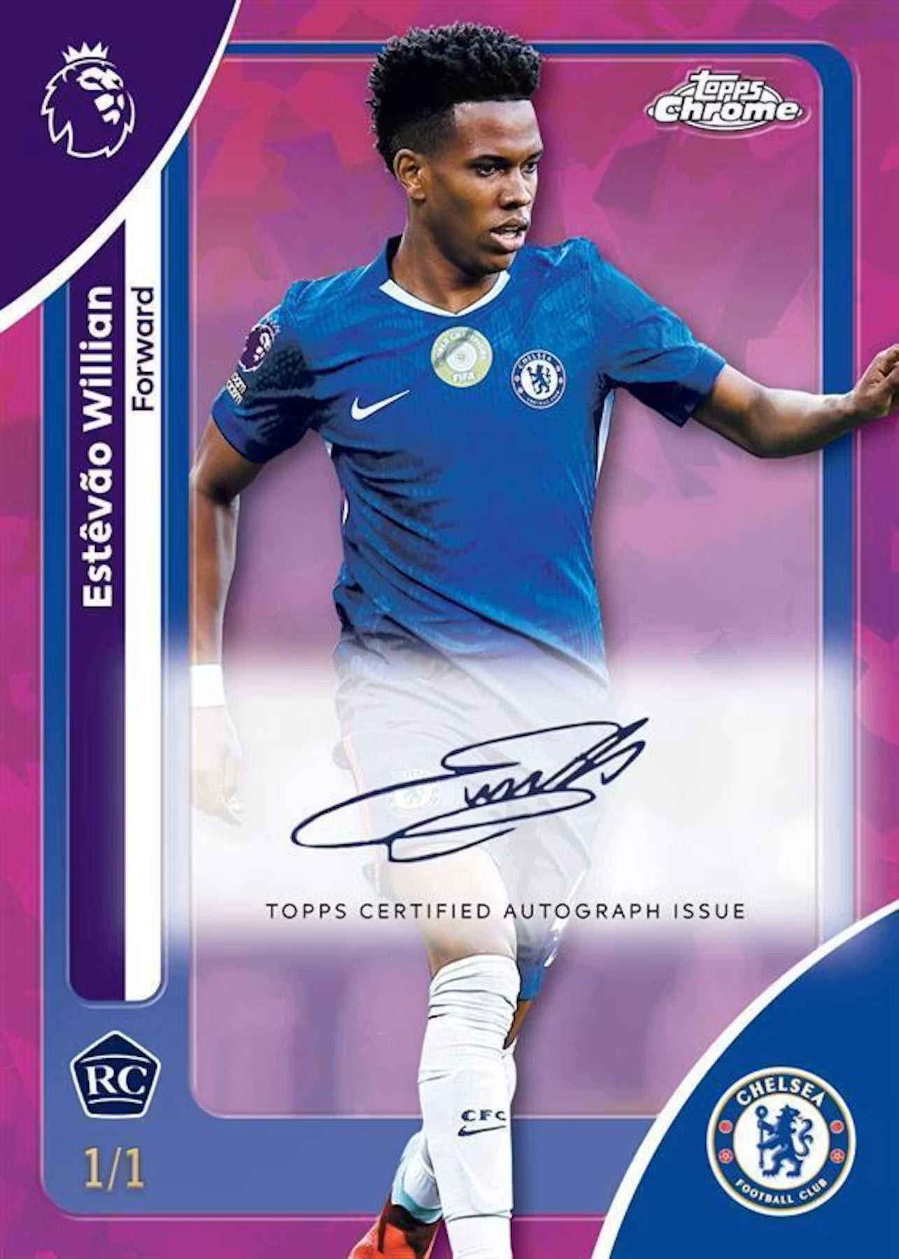 2025-26 Topps Chrome UEFA Club Competitions Soccer Sapphire Edition Trading Cards LV