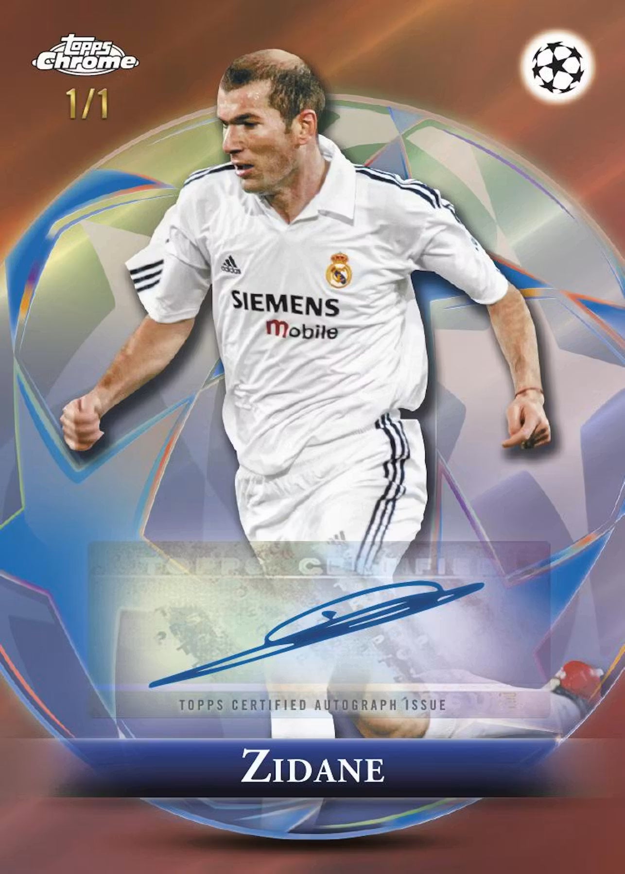 2025-26 Topps Chrome Logofractor UEFA Club Competitions Soccer Trading Cards