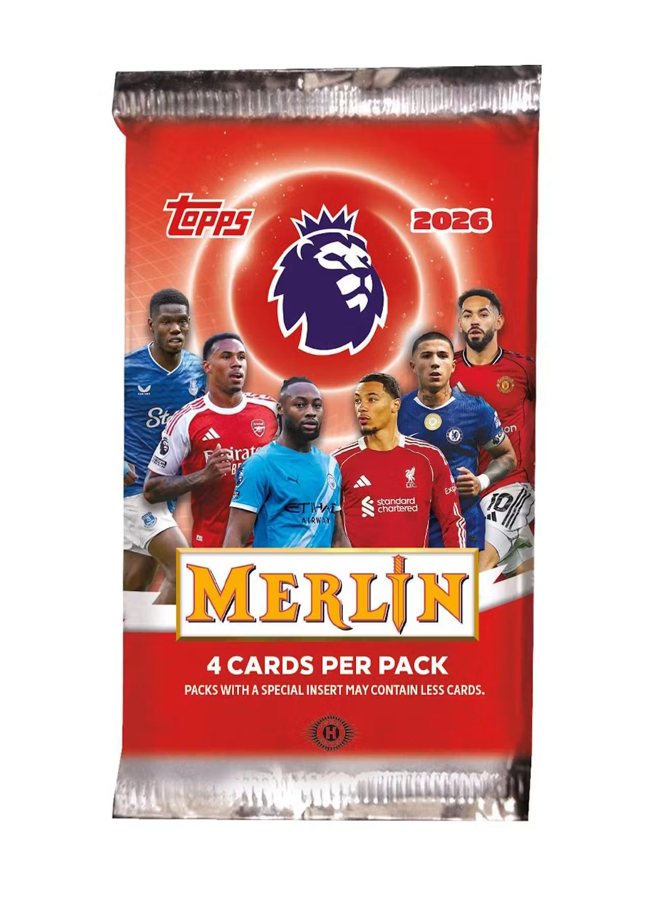 2025-26 Topps Merlin Premier League EPL Soccer Hobby Trading Cards LV