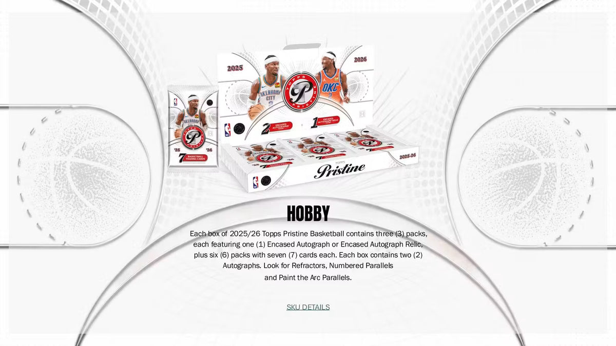 2025-26 Topps Pristine Basketball Hobby Trading Cards
