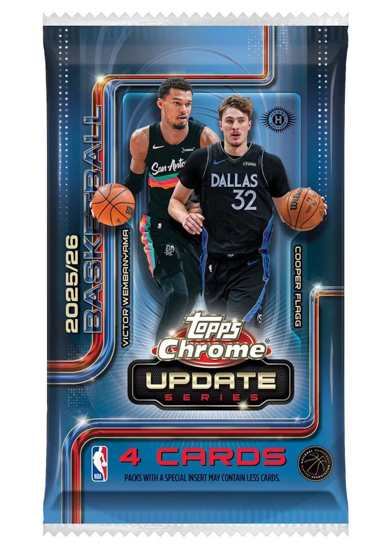 2025-26 Topps Chrome Update Series Basketball Hobby Trading Cards