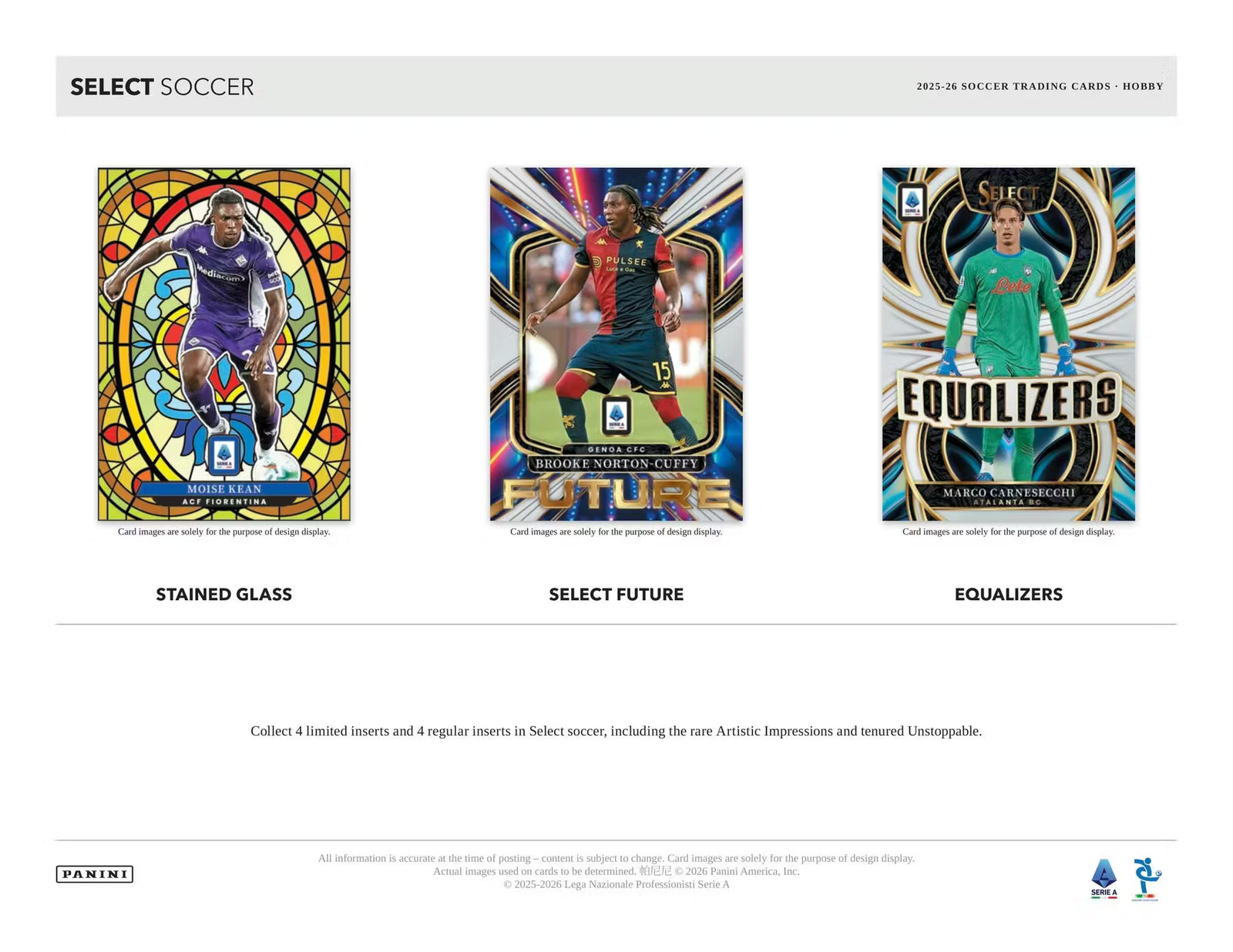 2025-26 Panini Select Seria A Soccer Hobby Trading Cards