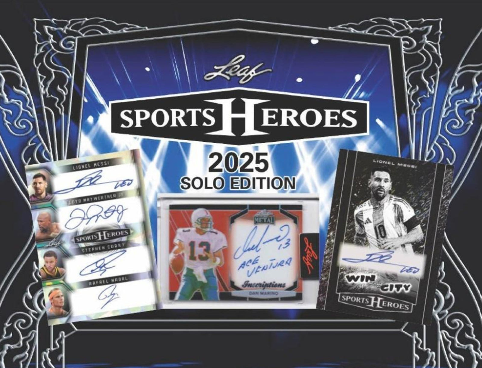 2025 Leaf Metal Sports Heroes Solo Edition Trading Cards