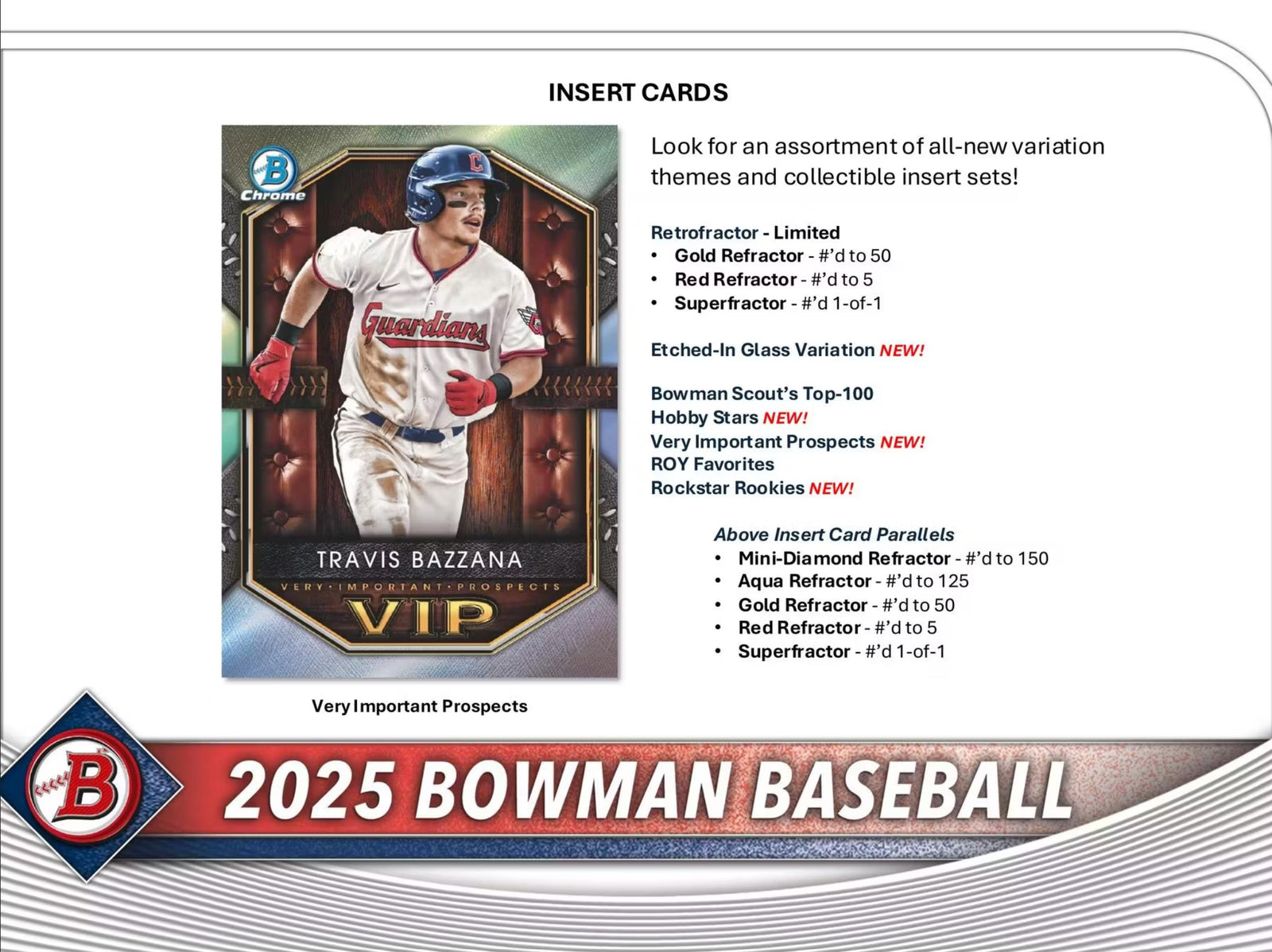2025 Topps Bowman Baseball Breakers Delight Trading Cards