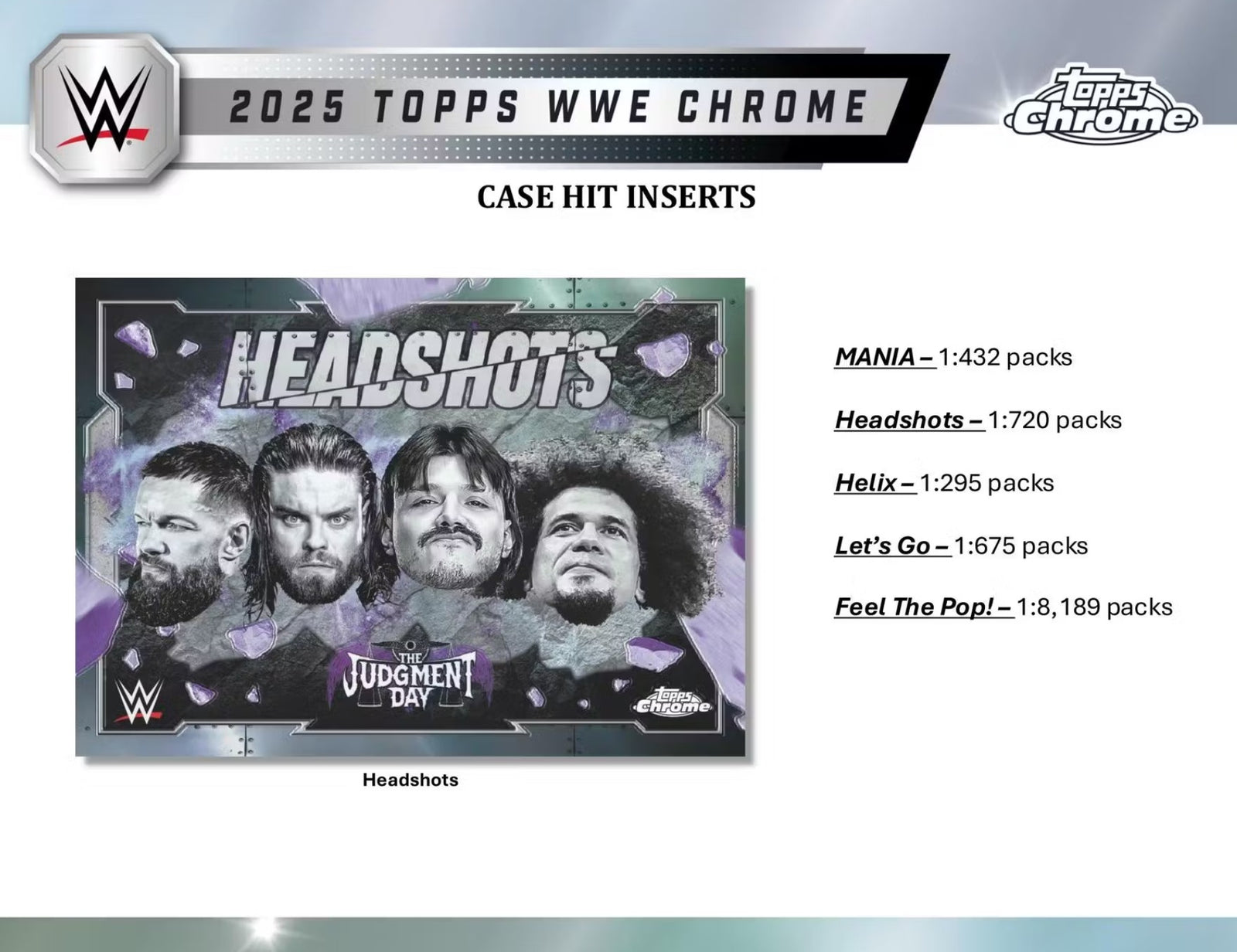 2025 Topps Chrome WWE Hobby Trading Cards