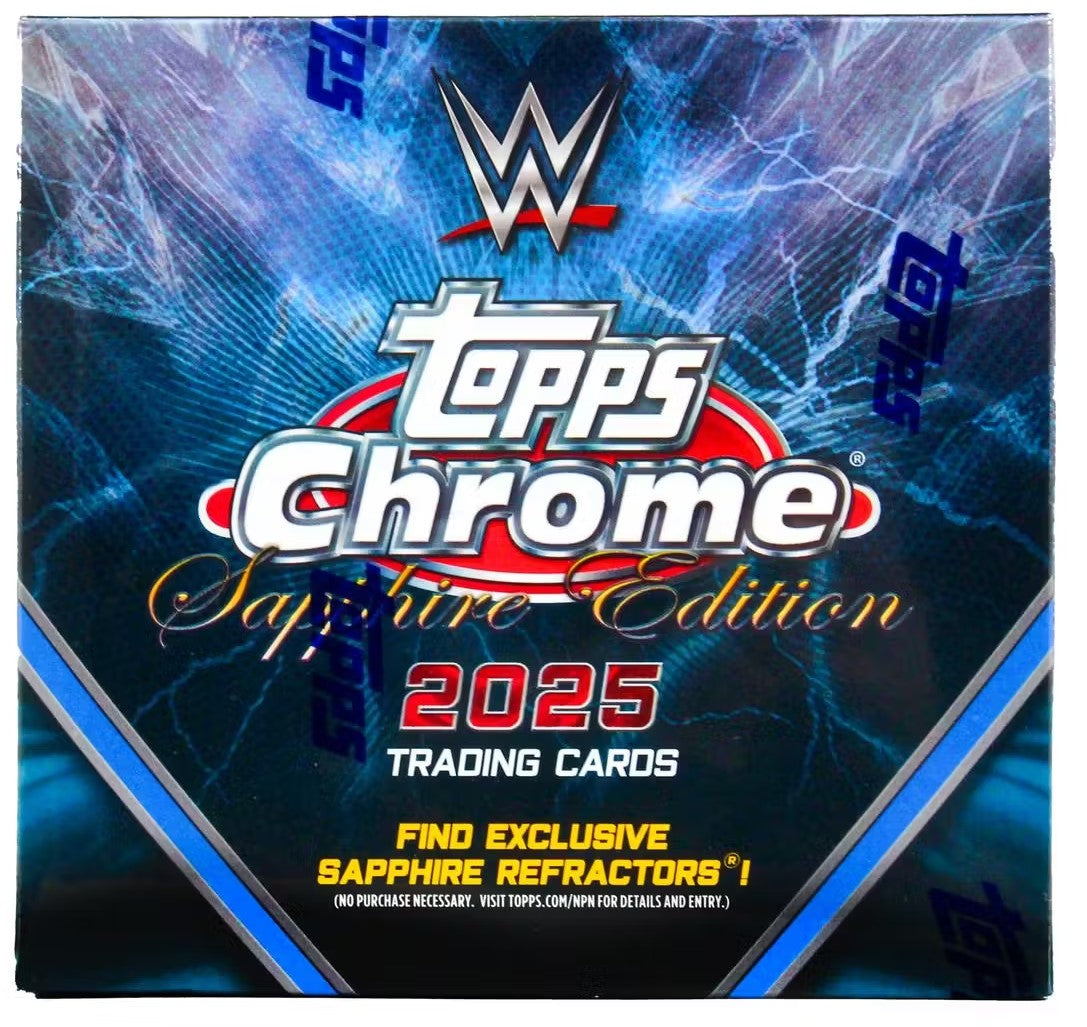 2025 Topps Chrome WWE Sapphire Edition Trading Cards