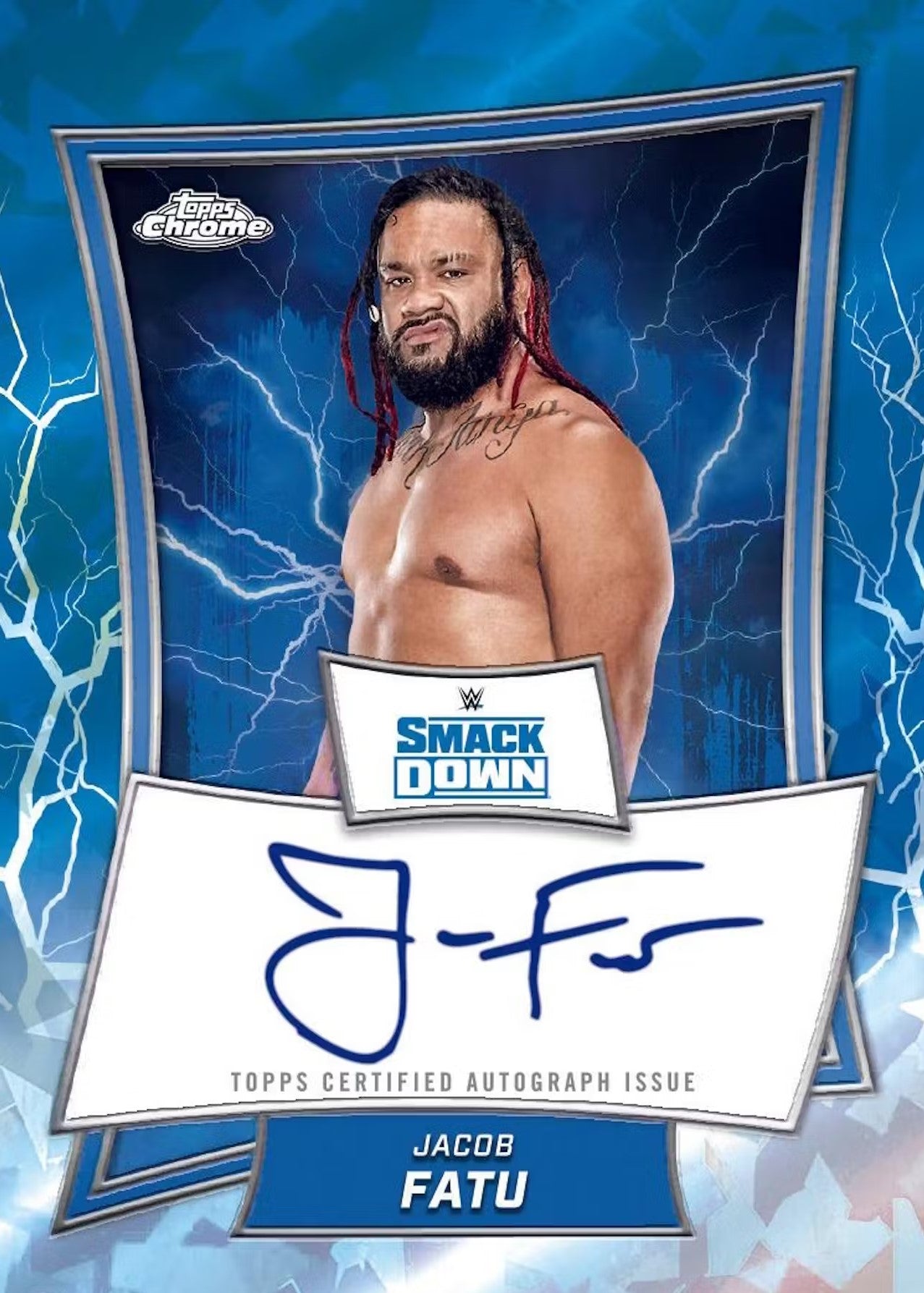 2025 Topps Chrome WWE Sapphire Edition Trading Cards
