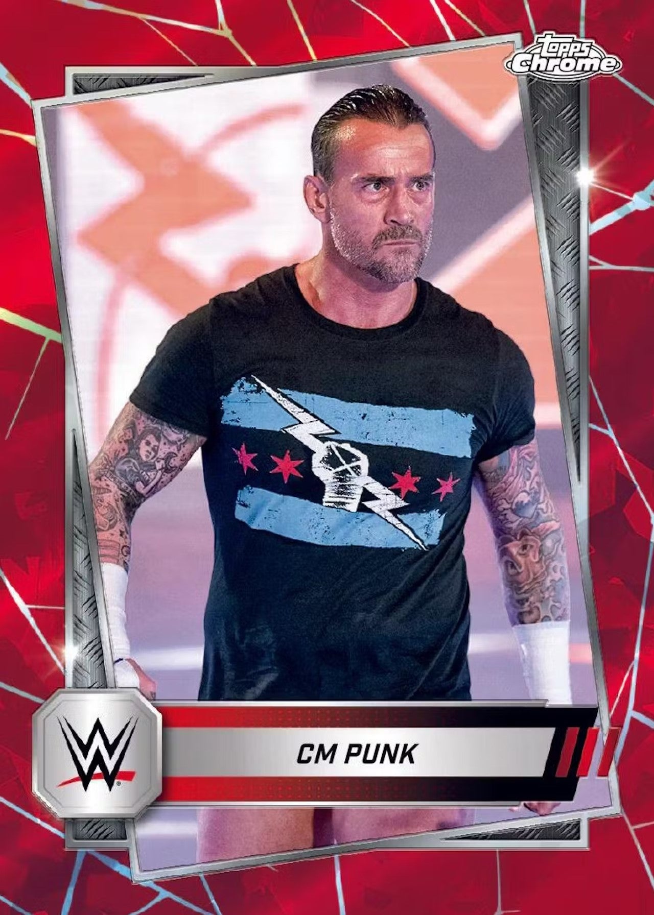 2025 Topps Chrome WWE Sapphire Edition Trading Cards