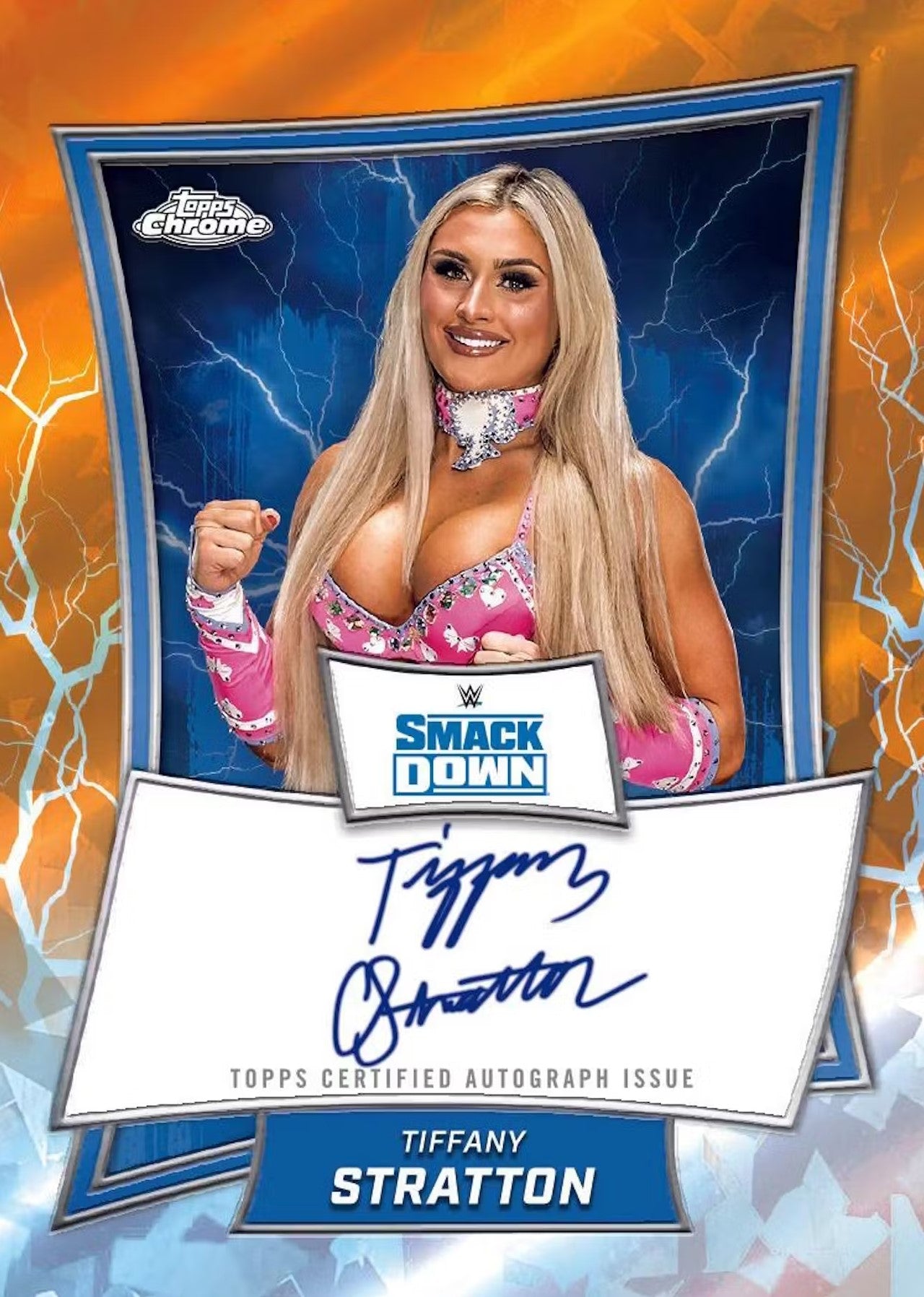 2025 Topps Chrome WWE Sapphire Edition Trading Cards