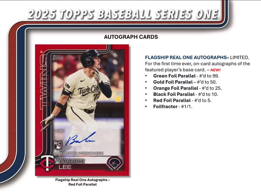 2025 Topps Series 1 Baseball Jumbo Trading Cards