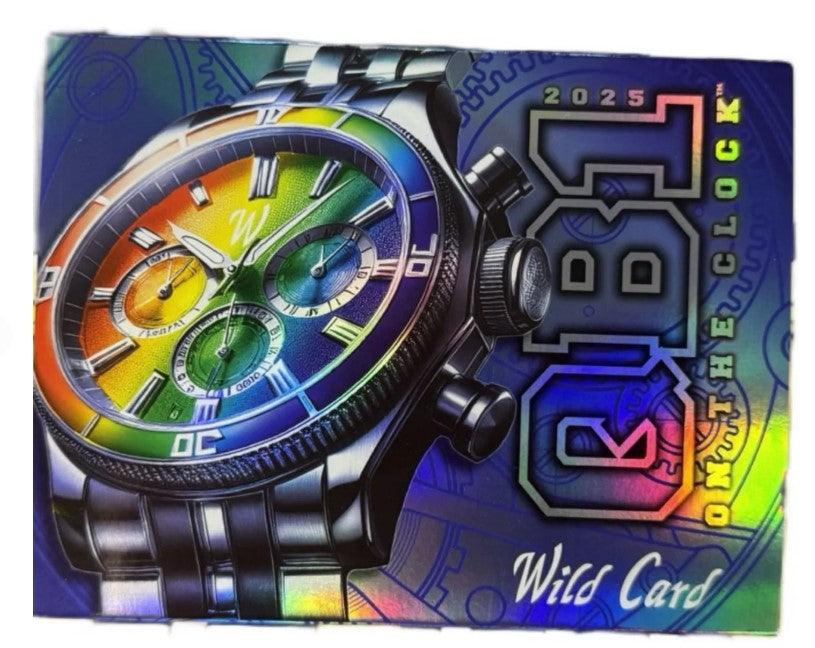 2025 Wild Card QB1 On the Clock Hobby Trading Cards