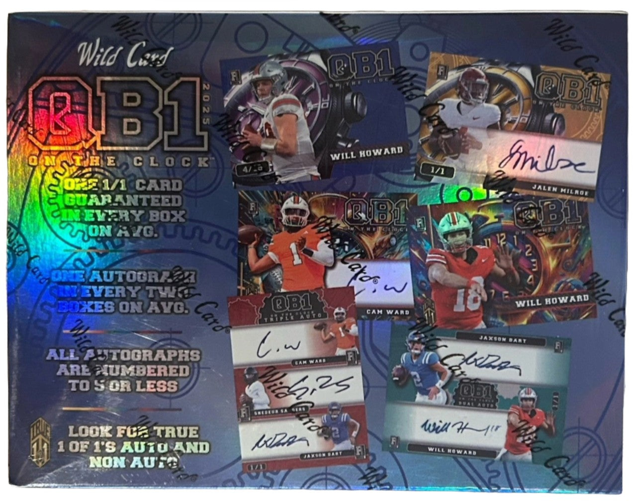 2025 Wild Card QB1 On the Clock Hobby Trading Cards