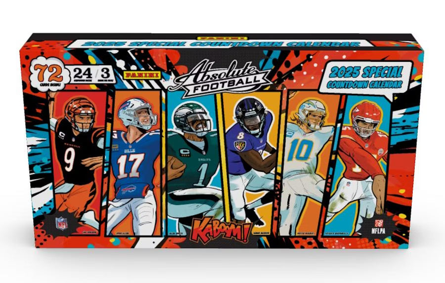 2025 Panini Absolute Football Countdown Calendar Trading Cards