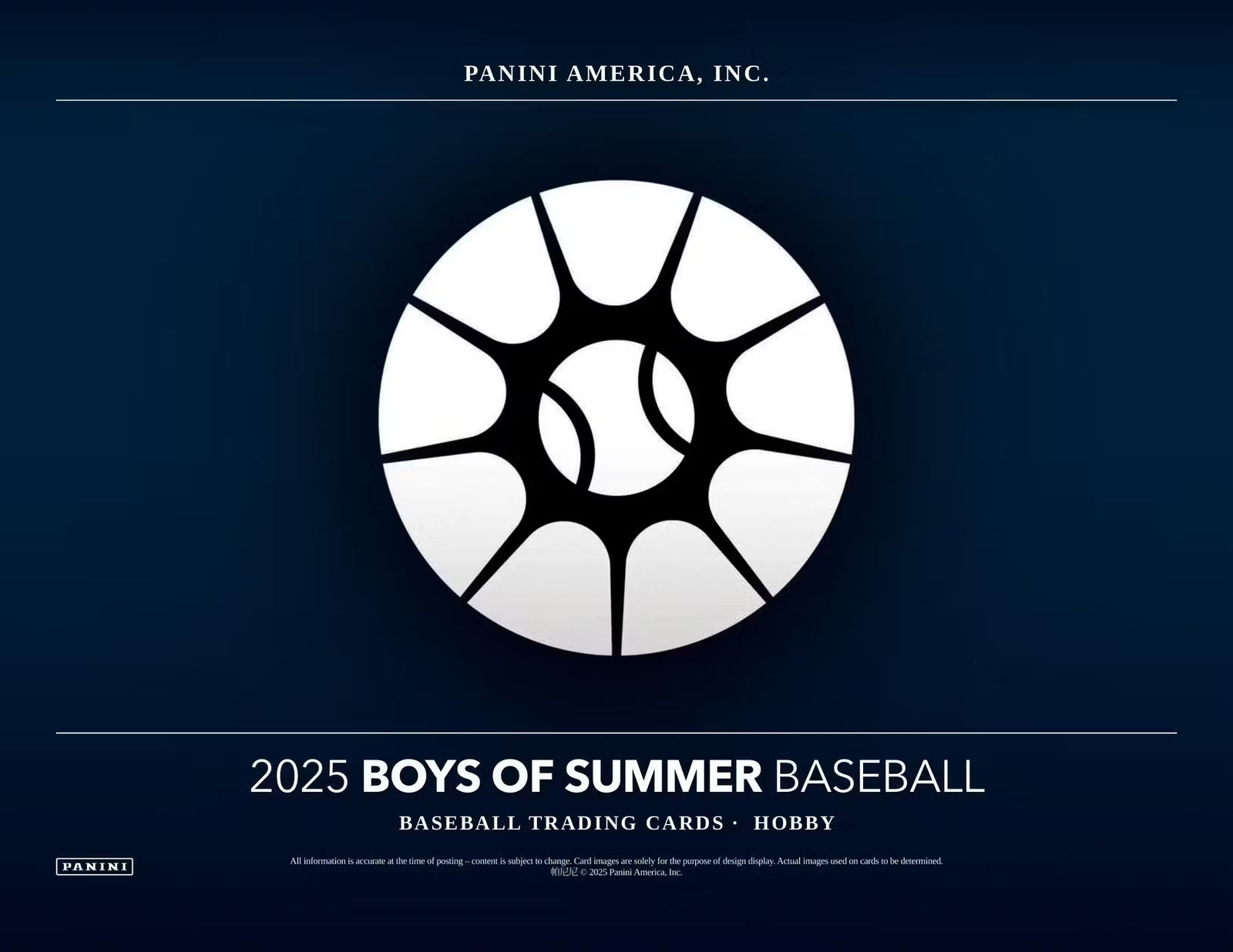 2025 Panini Boys of Summer Baseball Trading Cards