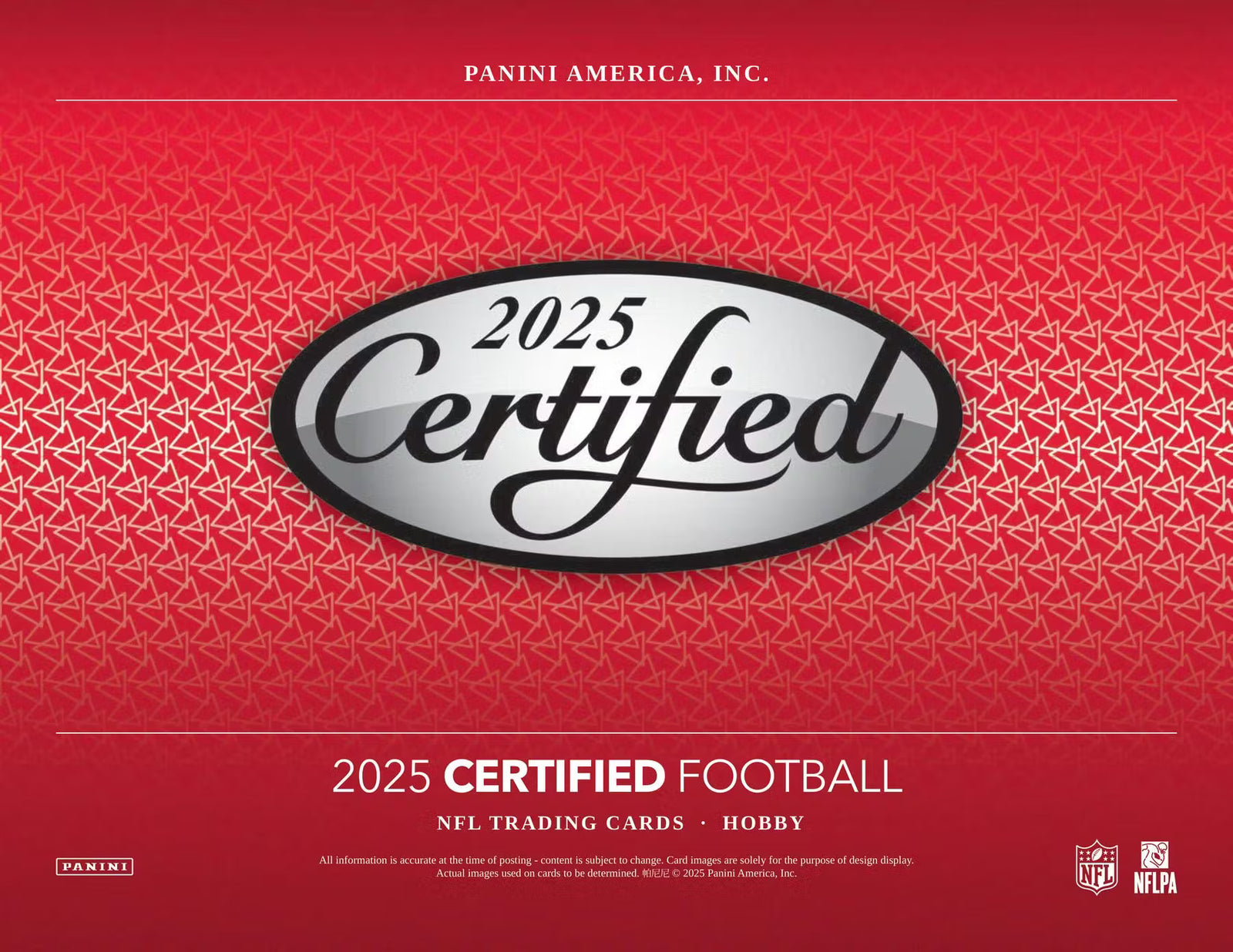 2025 Panini Certified Football Hobby Trading Cards