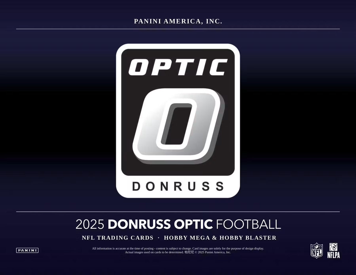 2025 Panini Donruss Optic Football Blaster Hobby Blue Scope Parallels Trading Cards