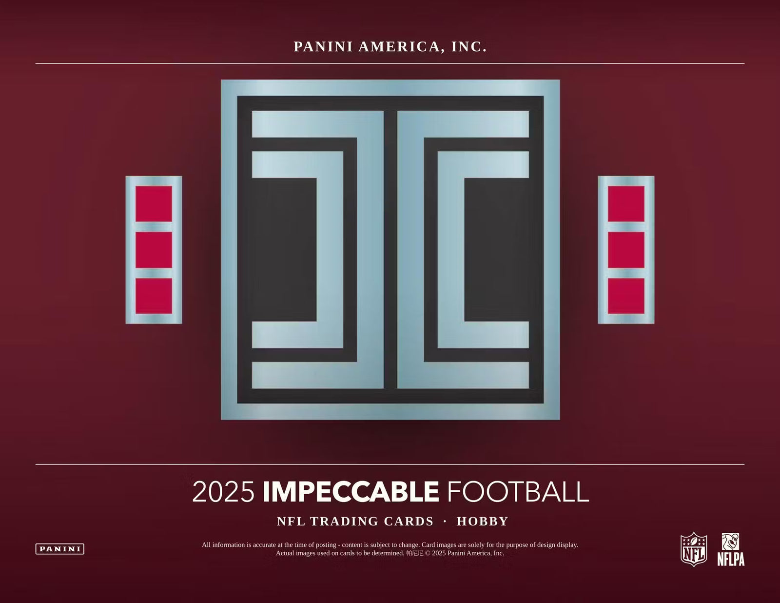 2025 Panini Impeccable Football Hobby Trading Cards