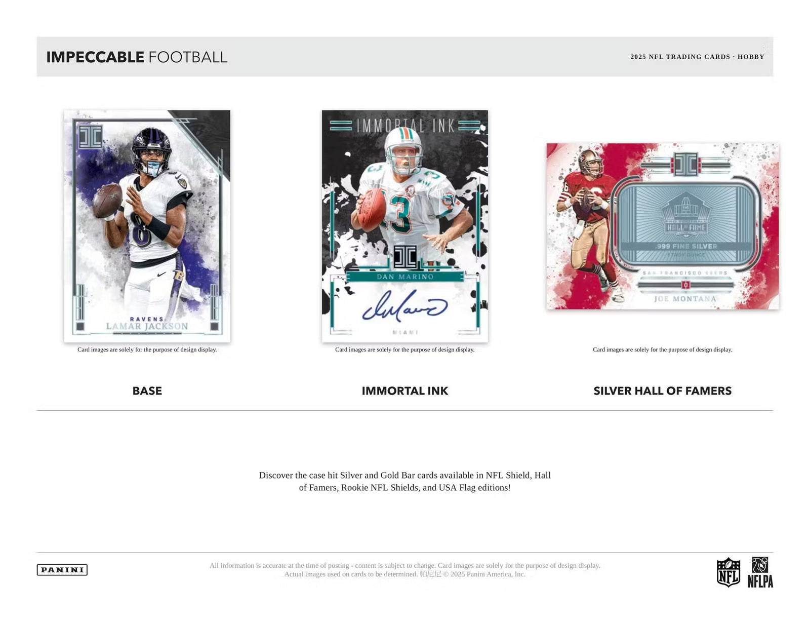 2025 Panini Impeccable Football Hobby Trading Cards