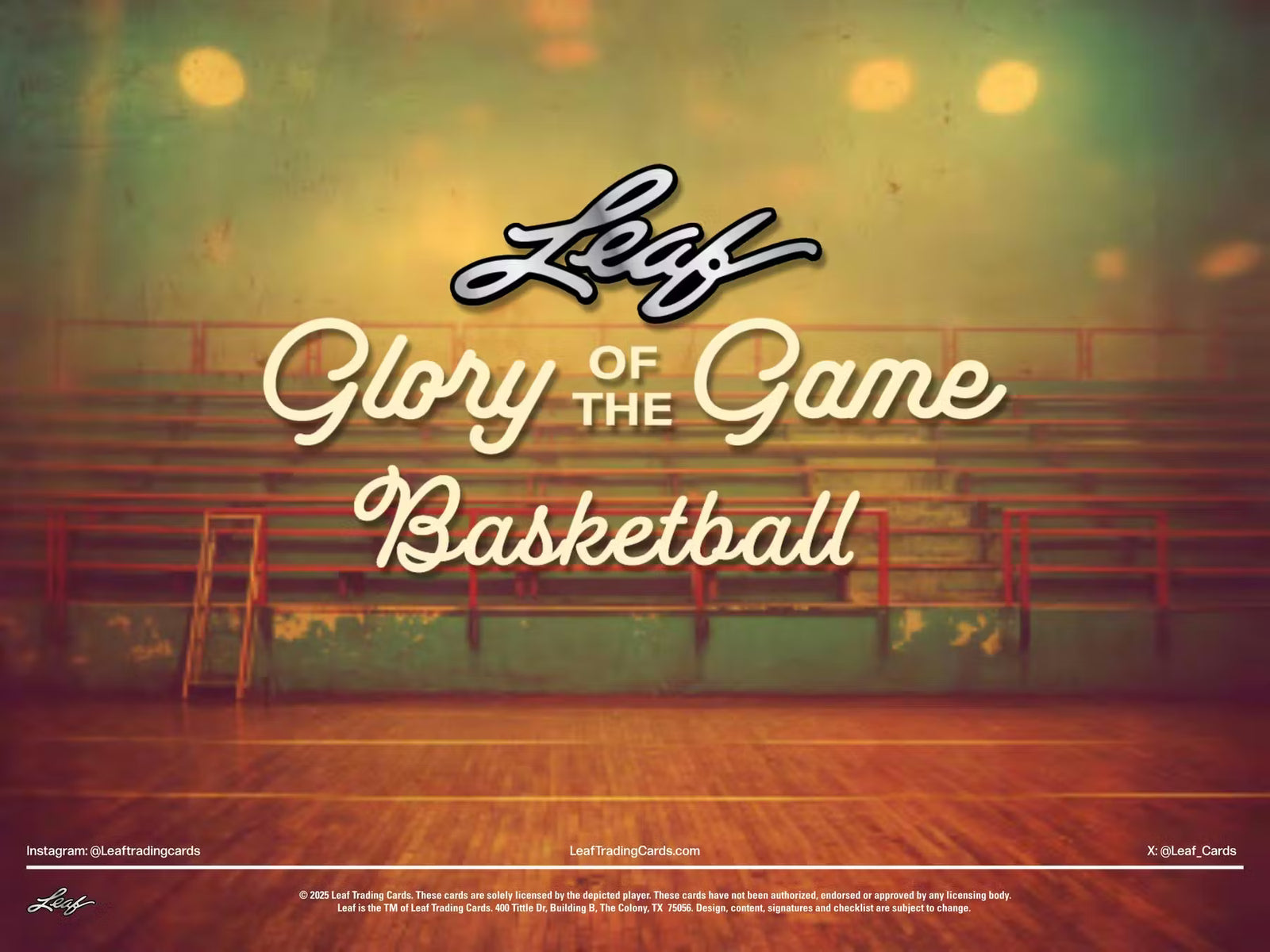 2025 Leaf Glory of the Game Basketball Hobby Trading Cards