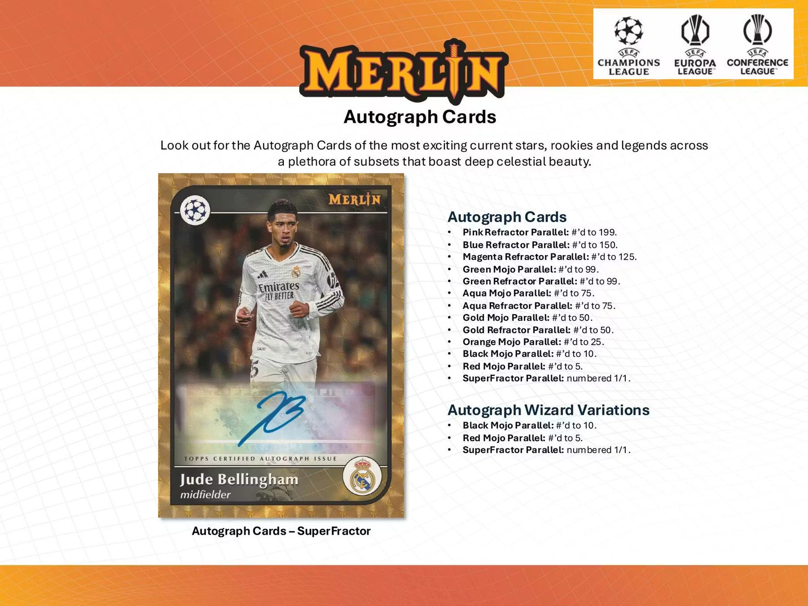 2024-25 Topps Chrome Merlin Soccer UEFA Club Competition Hobby Trading Cards