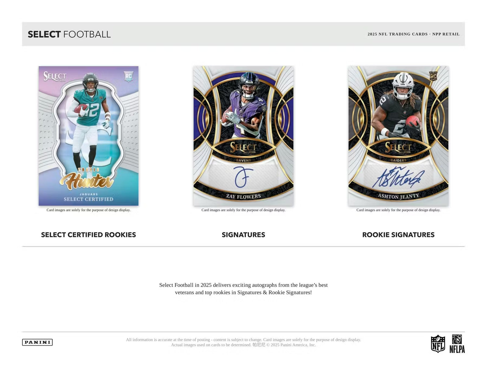 2025 Panini Select Football Blaster Trading Cards Red Blue Prizm LV
